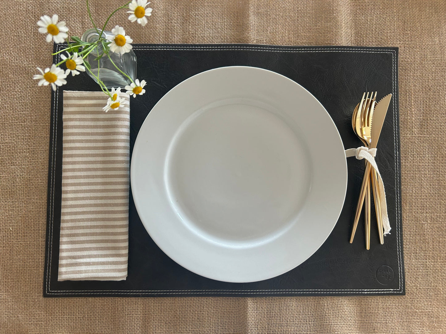 Placemat Set - Charcoal