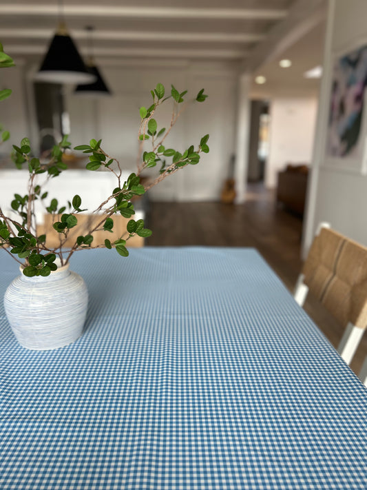 Picnic August Gingham - French Blue