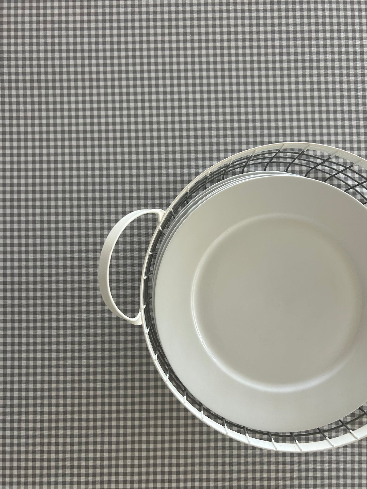 Everyday August Gingham - Gray