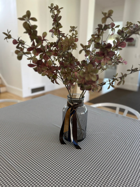 Picnic August Gingham - Gray