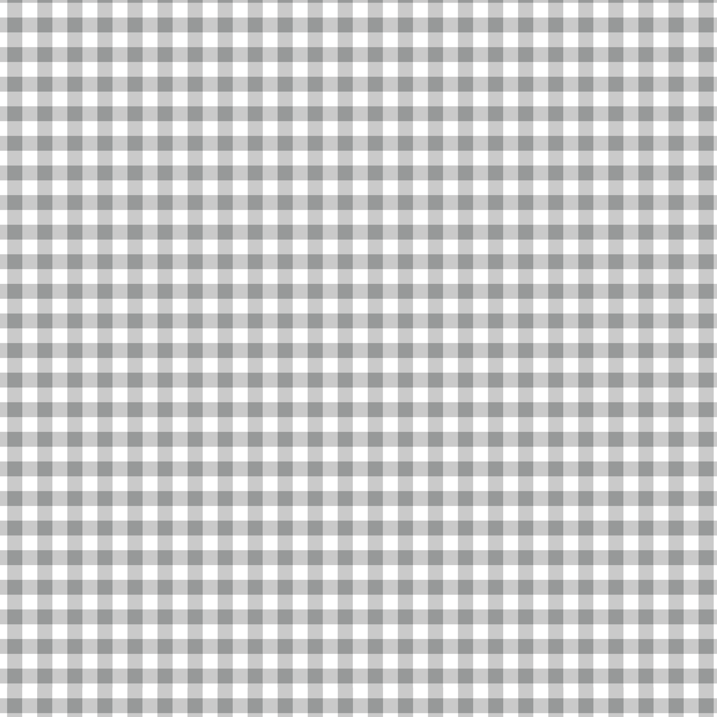Everyday August Gingham - Gray