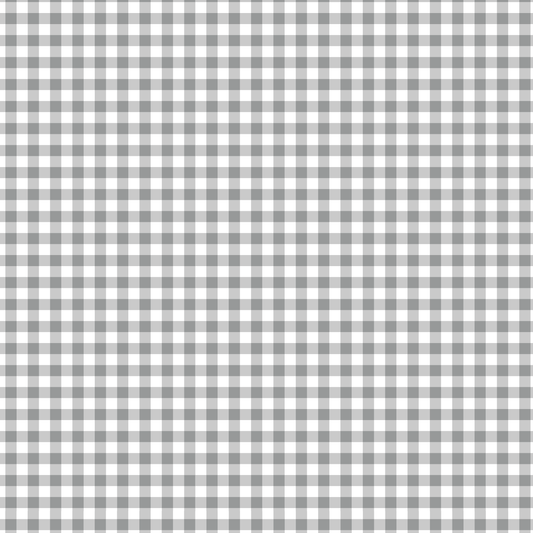 Everyday August Gingham - Gray