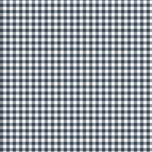 Everyday August Gingham - Navy