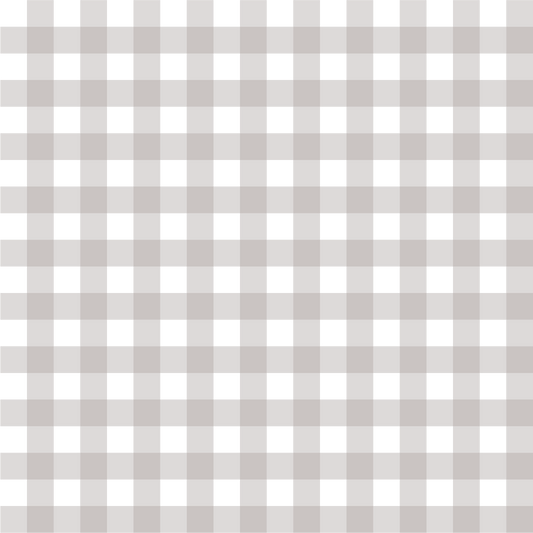 Weekend Molly Gingham - Light Gray