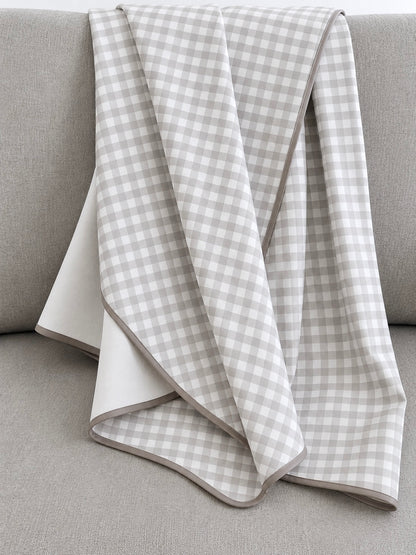 Weekend Molly Gingham - Light Gray