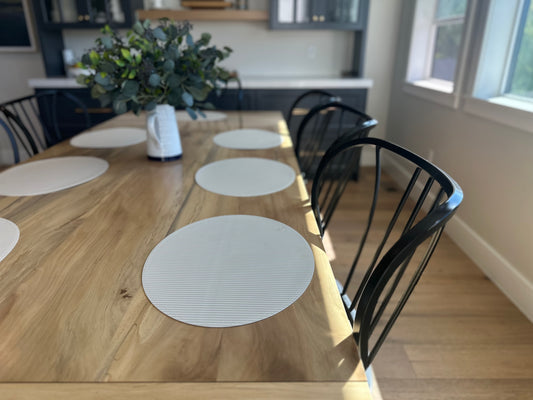 Placemat Set - Gray Stripe
